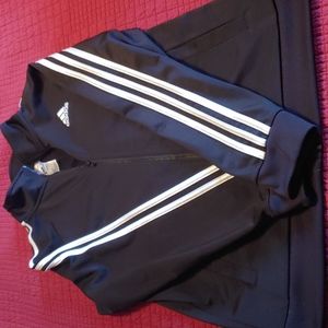 Adidas youth jacket NEW WITHOUT TAG- SIZE XL- BLACK AMD WHITE